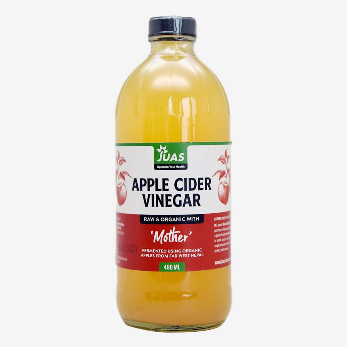 JUAS Raw Apple Cider Vinegar with Mother