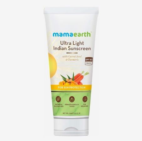 Mamaearth Ultra Light Indian Sunscreen 80ML