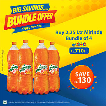Mirinda 2.25L (Pack of 4)