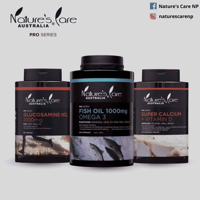Nature's Care Set of 3 Food Supplements