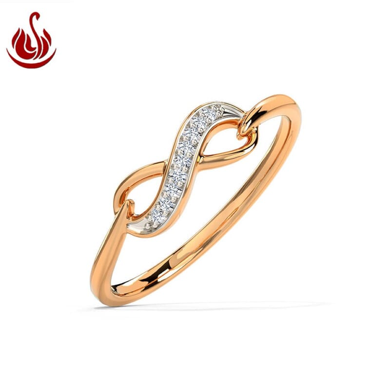 Sazuna Jewellers Infinity Fore Life Diamond Ring For Women