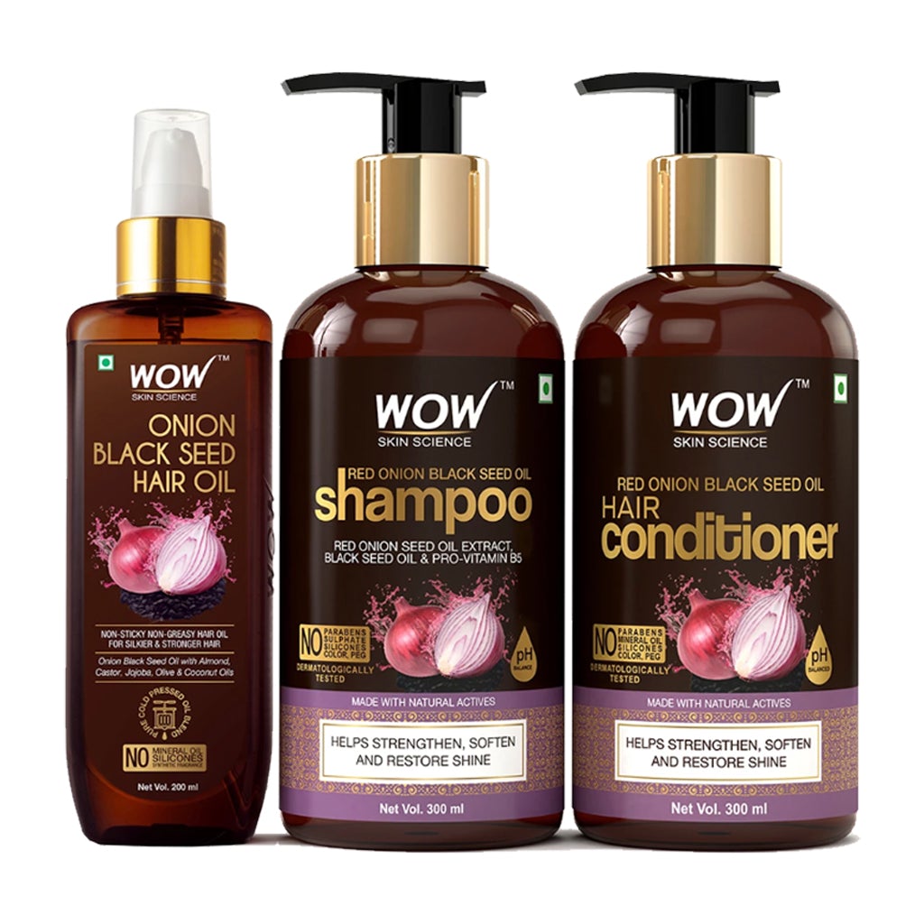 WOW Onion Hair Oil Ultimate Hair Care Combo Kit