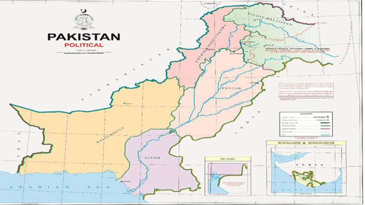 Pakistan New Map 0482020062125 
