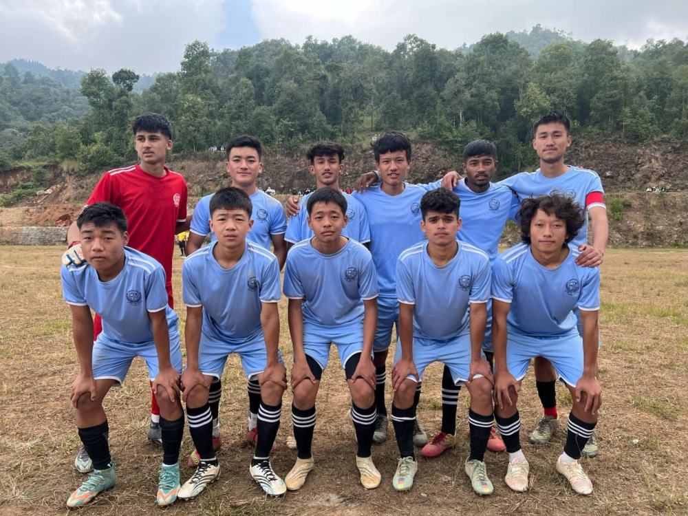 Diktel Football Club and Solma Blue in the final