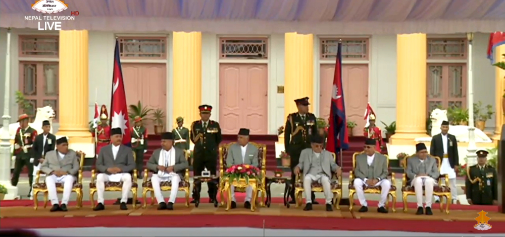 Prime Minister Oli took oath