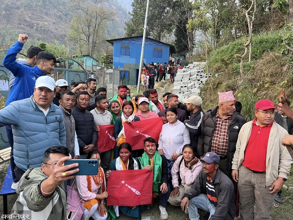 The revolutionaries won by defeating the ruling coalition candidates in Jalvere and Melamchi