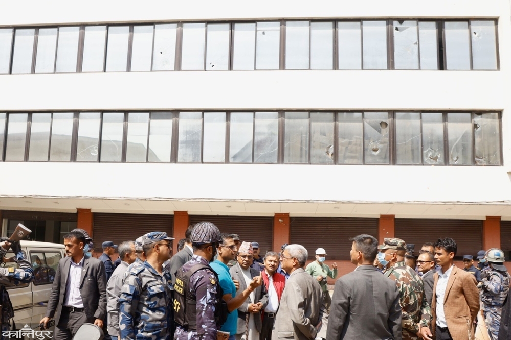 The attack on media houses including Kantipur is reprehensible: Home Minister Author