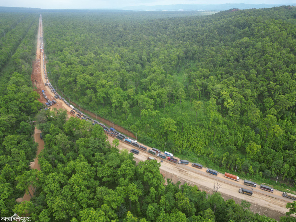 The highway that carries more than 18,000 vehicles daily has been in disarray for 5 months