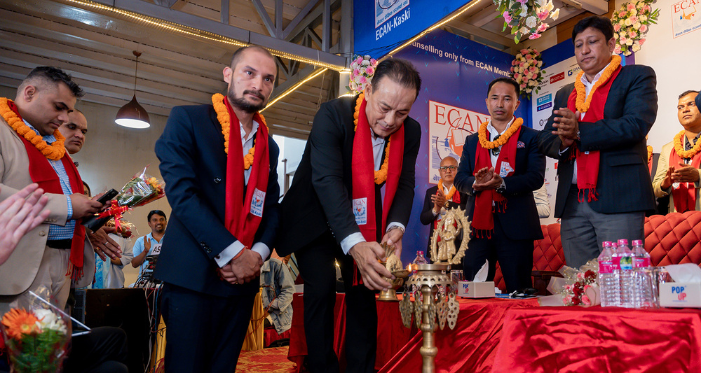 The 8th ECAN Education Fair has started in Pokhara