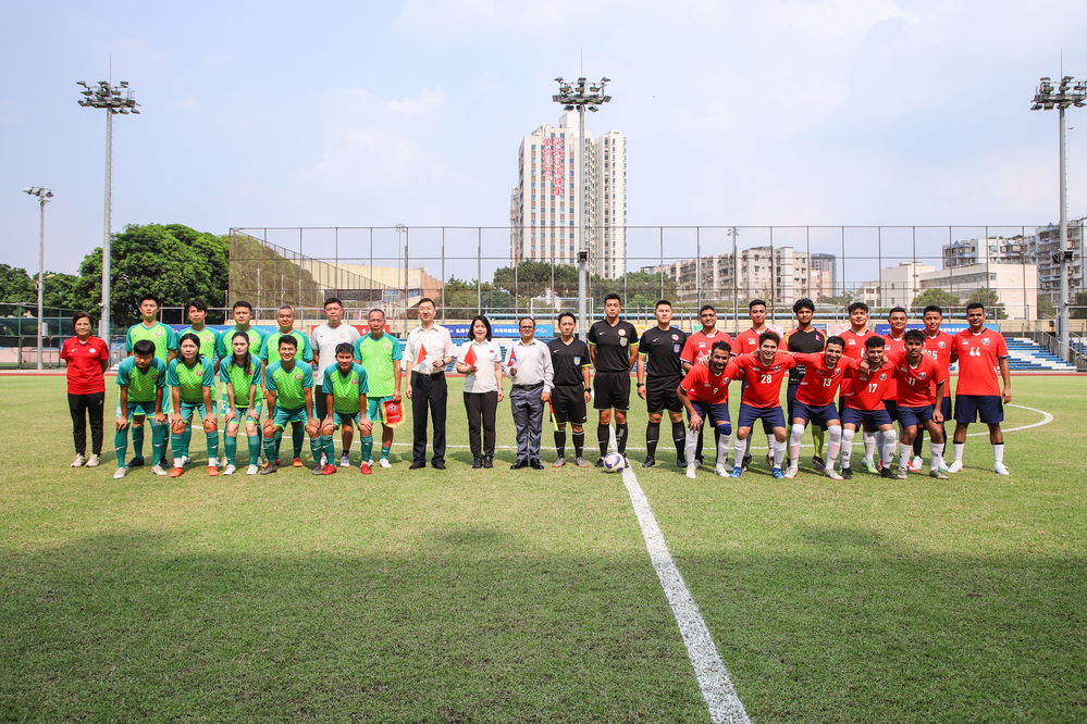 Friendly football in China on the occasion of diplomatic relations