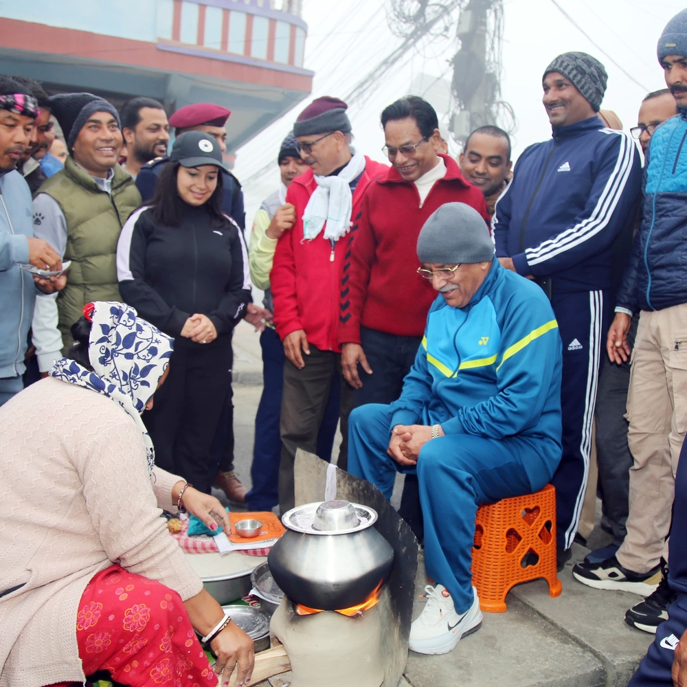 Dahal's Desh Daudaha: Says 'The truth campaign has started'