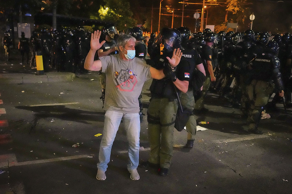 Why is the anti-government movement raging in Serbia?