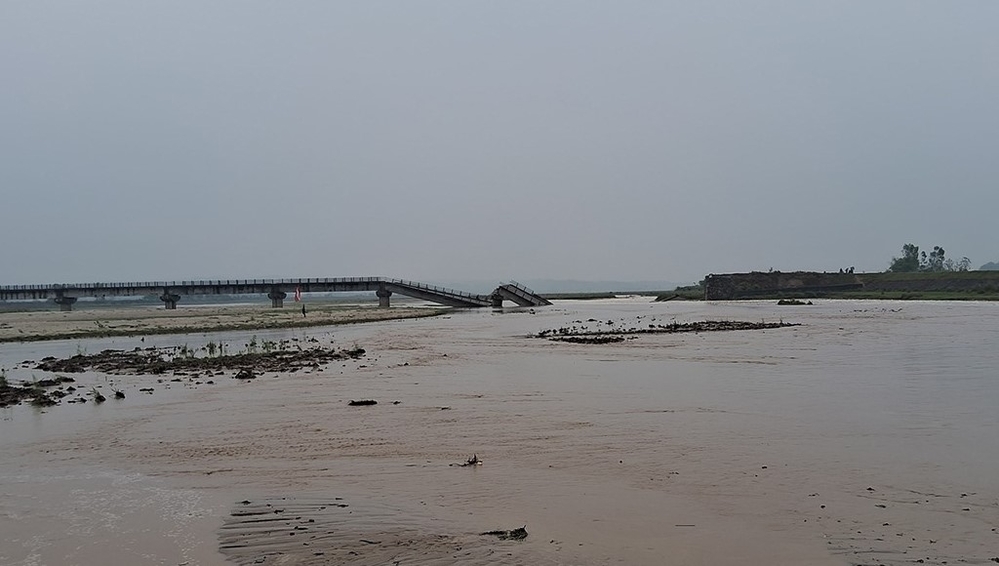 Triyuga river washed away the bus