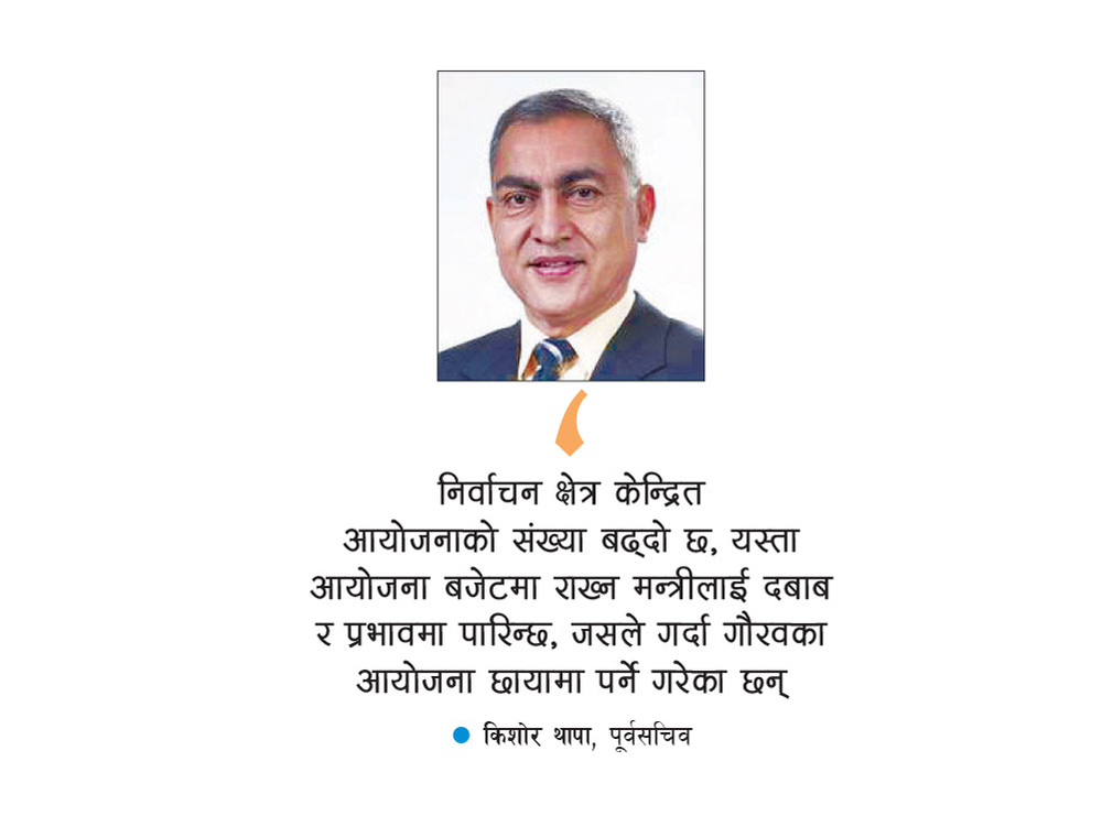 Drought of budget for Gaurav's projects