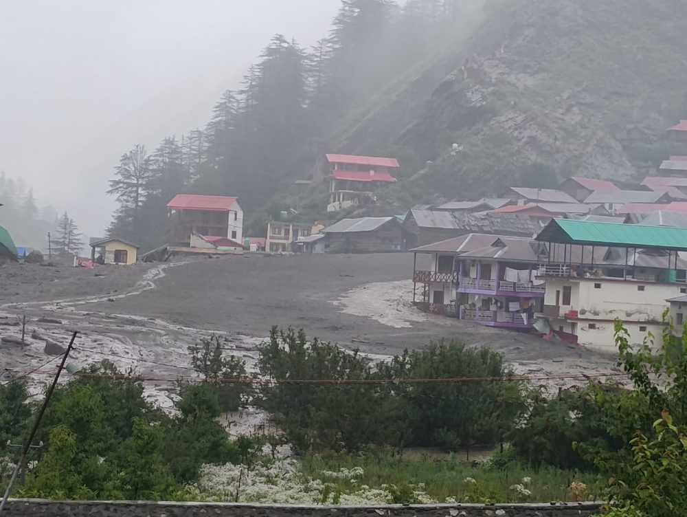 'Cloud Burst' in Uttarkashi, India, Dharali market devastation