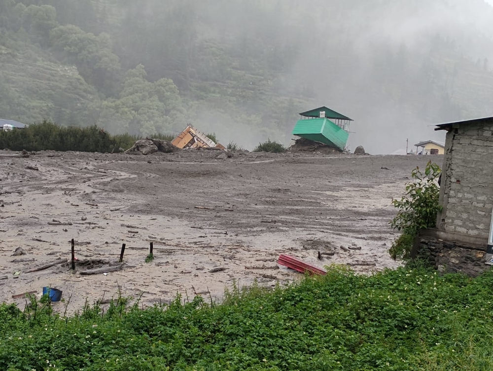 'Cloud Burst' in Uttarkashi, India, Dharali market devastation